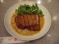 「パイコー乗せ冷やしタンタン麺」@一楽の写真