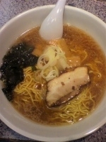 「ラーメン￥550+半ライス（サービス）」@元祖新宿らうめんの写真