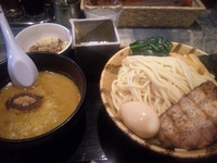 「味玉もりそば大盛（500g）+豚ほぐし 800円+100円+15」@麺屋こうじの写真