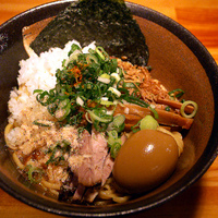 「あぶらそば 味玉付 800円」@瞠 池袋店の写真