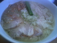 「塩ワンタンチャーシューめん」@心麺の写真