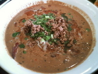 「四川坦々麺 + 炒飯セット」@百香亭 つくば本店の写真