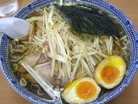 「大勝軒らーめん（にぼし） （味付玉子+ねぎトッピング）」@麺家 大勝軒 葛西店の写真