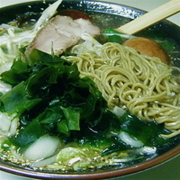 「大五郎ラーメン（￥600）モロヘイヤ麺（￥50）」@大五郎の写真