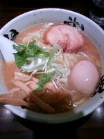 「味玉かけそば（大盛）」@麺屋武蔵 武骨外伝の写真