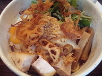 「蓮味（はすみ）まぜそば（火曜限定メニュー）」@麺処 井の庄の写真