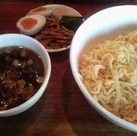 「つけ麺（大盛）+味玉」@自然洞 麺舗の写真