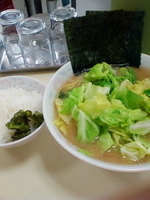 「キャベツラーメン並 半ライス」@こうやの写真
