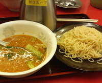 「味噌つけ麺600円（ぱどクーポンにて杏仁豆腐）」@麺王 南柏店の写真