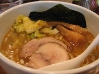 「春キャベツとたけの子の鶏塩らーめん（4月限定メニュー）」@鶏の穴の写真