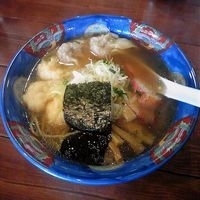 「特製ワンタン麺+白だし&黒だしのミックス」@八雲の写真