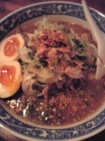 「みそらーめん（680円）、味玉（クーポン使用で無料）」@らーめん がんちゃの写真