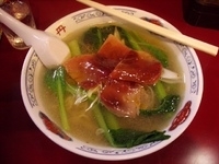 「まぐろラーメン」@牡丹の写真