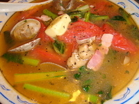 「アサリとトマトのたんめん ￥820」@横濱一品香 福富町店の写真