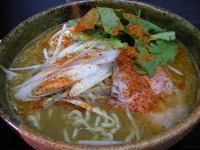 「辛味噌ラーメン（+替え玉）」@麺屋 彩々 昭和町本店の写真