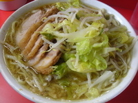 「ぶた入りラーメン600円」@ラーメン二郎 三田本店の写真
