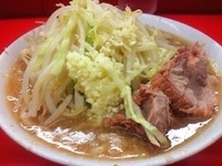 「ラーメン（麺カタメニンニク）」@ラーメン二郎 松戸駅前店の写真