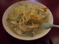 「タンメン+手作り焼き餃子」@中華一番家の写真