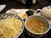 「特製つけ麺￥1180+「ランチタイムライス無料」」@麺工房 じゃんの写真