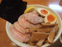 「つけ麺大盛 800円  全部のせ 500円」@麺道 GENTENの写真