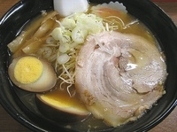 「ねぎ醤油ラーメン（煮卵トッピング）」@にぼしらーめん日暮里一代の写真