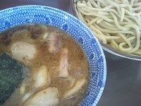 「つけ麺+半肉もり+味玉（750円+150円+100円）」@次念序の写真