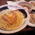 醤油つけ麺（生卵+納豆）