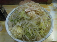「大ラーメン（全マシ&野菜トリプル）800円」@ラーメン二郎 品川店の写真