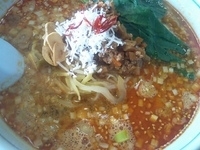 「坦々麺+締め御飯（780円+70円）」@蘆山の写真