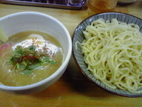 「鶏塩つけ麺+中盛り+チャーシュー（携帯クーポン）」@常勝軒 前橋総本店の写真