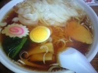 「ワンタン麺（650円）」@中華そば 佐藤の写真