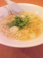 「しるそば（塩）」@爆じゅう餃子 餃点の写真