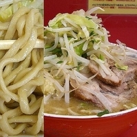 「大ラーメン￥750（ヤサイマシマシニンニクアブラ）」@ラーメン二郎 千住大橋駅前店の写真