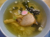 「塩味中華そば（￥500）」@朝市ラーメンの写真