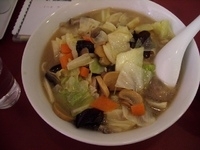 「野菜刀削麺（ランチセット）」@聚香閣の写真