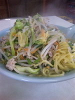 「タンメン大盛 550円+100円=650円」@まこと食堂の写真