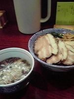 「梅塩つけそば」@だいろくの写真