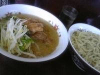 「豚入りつけ麺」@ラーメン二郎 めじろ台法政大学前店の写真