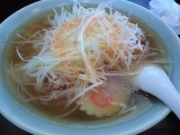 「ネギらーめん」@手打ちラーメン蔵八 鹿沼店の写真