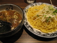 「煮干塩つけ麺 中盛（850円）」@麺屋 利休の写真