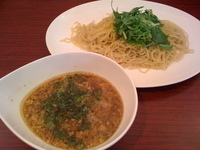 「森羅万象柿酢つけ麺（￥850）」@黄金の塩らぁ麺 due Italian 市ヶ谷店の写真