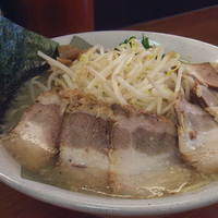 「釜塩チャーシューメン+大盛+もやし」@ひむか屋の写真