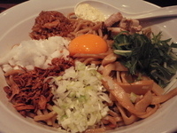 「まぜそば（大盛 360g） 【780円】」@めいげんその写真