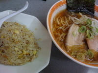 「ラーメン・炒飯セット（￥850）」@盛運亭の写真