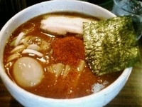 「辛辛魚ラーメン（味付たまご）」@麺処 井の庄の写真