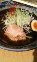 「黒味噌麺」@麺屋 黒船 新橋本店の写真