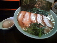 「バラチャーシューメン + 味たまご」@横浜ラーメン 一心の写真