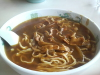 「カレーラーメン（極太）」@中華 めん吉の写真