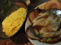 「チャーシューつけ麺:ワンタン入り:あつもり」@らーめん 瞠 恵比寿店の写真