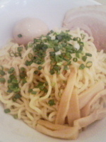 「つけ麺中盛800円+味玉100円」@らぁめん  丸の写真